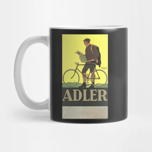 Adler Bicycles Vintage Bicycle Poster from 1910 Bicycle Mug